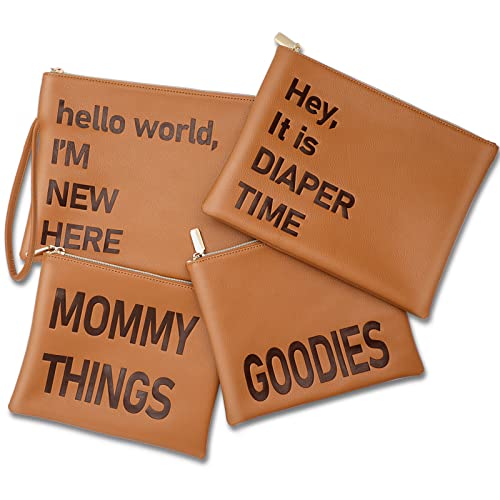 Deri Bebek bezi Çantası Sırt çantası ve bebek bezi çantası Düzenleyici Torbalar Paketi