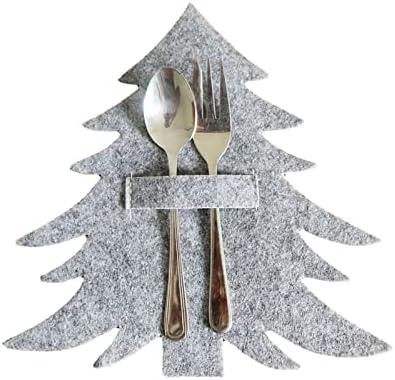 Çatal Noel Masa Örtüsü Dekorasyon Çatal Ağacı 4 ADET ve Mutfak,Yemek bar ışığı Yer Paspasları