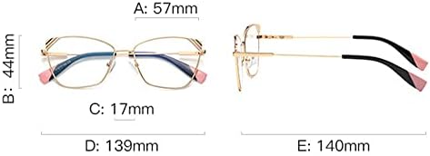 RESVIO Mens Womens Kedi Göz Okuma Gözlükleri Metal Bahar Menteşe Okuyucular Gümüş