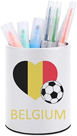 Aşk Belçika Futbol Baskılı kalemlik kalem Bardak masa düzenleyici makyaj fırçası Tutucu Bardak Ev Sınıfı Ofis için