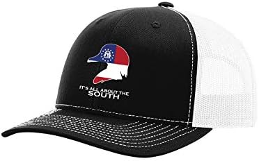 Her Şey Güney Georgia Bayrağı Dolgulu Ahşap Ördek File Sırtlı şoför Şapkası İle İlgili