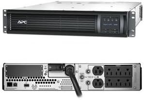 APC Akıllı UPS 3000VA LCD RM 2U 120 V 12FT Kablo ile - 3000 VA/2700 W-120 V AC-3.40 Dakika-2U-3.40 Dakika-2 x NEMA 5-20R