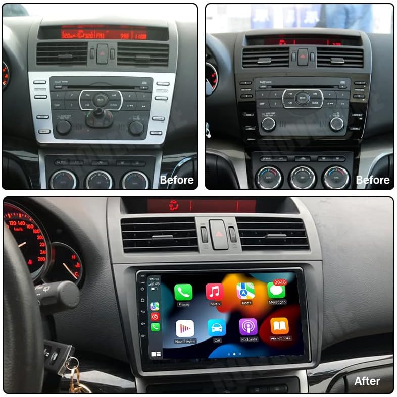 RoverOne Araba Stereo Radyo Mazda 6 2009 2010 2011 2012 2013 2014 2015 için Android Multimedya Oynatıcı GPS Navigasyon Dokunmatik