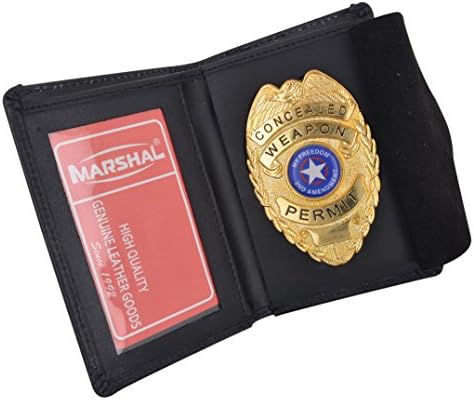 Mareşal Hakiki deri RFID İnce İnce Bifold KİMLİK para cüzdan Oval şekil rozet tutucu