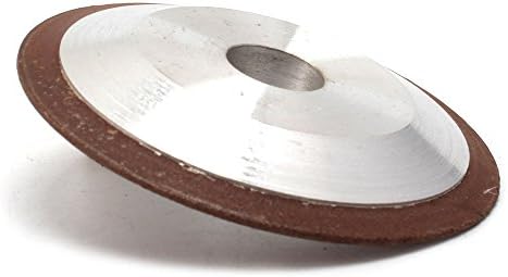 1 Adet 4 (100mm)bir Tarafı Konik Düz Reçine elmas taşlama tekerleği 150 Grit çardak 0.98 (25mm)