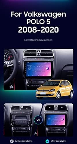 VW Polo 5 2008-2020 için Bluetooth'lu araç Radyosu ve geri görüş kamerası 9 Dokunmatik Ekran Android 11 GPS RDS 5G WıFı DSP