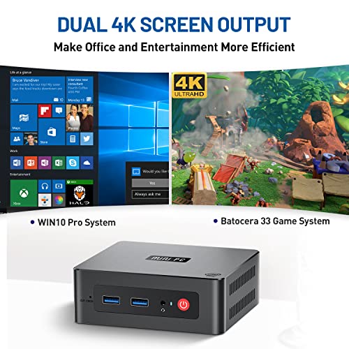 Kinhank Mini PC, Süper Konsol X PC Lite Retro Oyun Konsolu ile 120000+ Oyunlar,PSP ile uyumlu / PS2 / PS1 / ARCADE / ATARİ