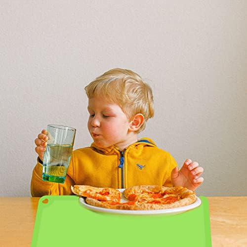 Silikon Çocuk Placemat, Kaymaz Yürümeye Başlayan Placemats yemek masası, Yeniden Kullanılabilir çocuk Yemek mama matı, 2