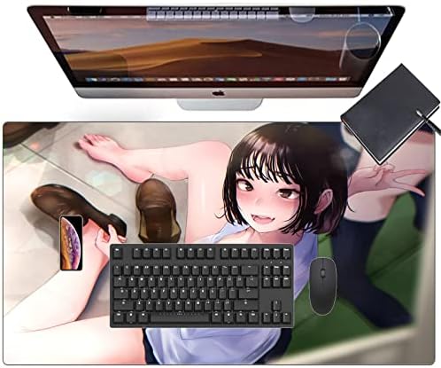 Seksi Anime Kız Büyük Mouse Pad Oyun XXL Dizüstü Ofis PC Oyun Aksesuarları Oyun Pedi Kaymaz sümen Seksi Popo Göğüsler Göğüs
