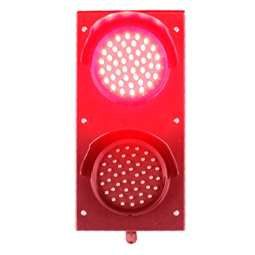 Signaworks Endüstriyel LED Trafik Stop lambası 4 inç çaplı Lens, 2 Renk Kırmızı / Yeşil ve Rıhtım Bölmesi Gösterge Uyarı