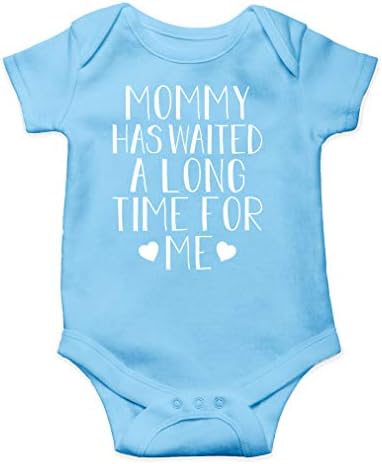 AW Modası Annem Benim için Uzun Süre Bekledi - Minik Mucize-Sevimli Tek Parça Bebek Bebek Tulumu