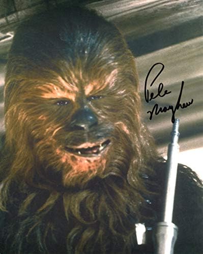 Peter Mayhew İmzalı/İmzalı Chewbacca Yıldız Savaşları 8x10 parlak Fotoğraf. Orijinallik ve Kanıt Sertifikası içerir. Eğlence
