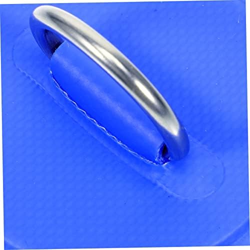 Homoyoyo 6 adet Paslanmaz Çelik D Şeklinde Toka Mavi Paslanmaz Çelik Sörf Tahtası PVC, Metal
